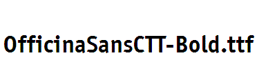 OfficinaSansCTT-Bold