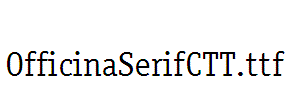 OfficinaSerifCTT