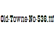 Old-Towne-No-536