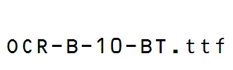 OCR-B-10-BT