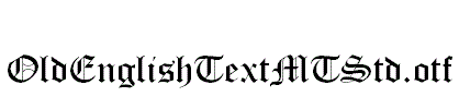 OldEnglishTextMTStd
