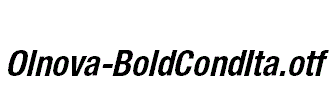 Olnova-BoldCondIta