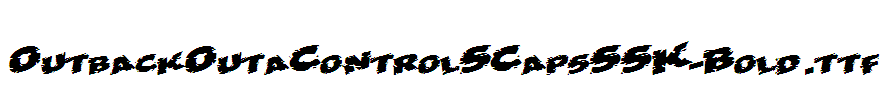 OutbackOutaControlSCapsSSK-Bold
