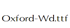 Oxford-Wd