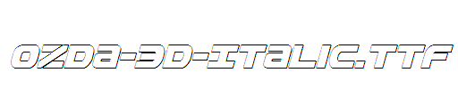 Ozda-3D-Italic
