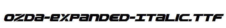 Ozda-Expanded-Italic