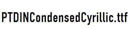 PTDINCondensedCyrillic
