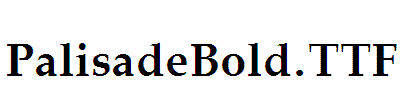 PalisadeBold