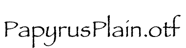 PapyrusPlain
