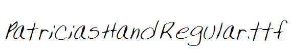 PatriciasHandRegular