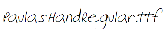 PaulasHandRegular