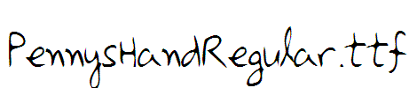 PennysHandRegular