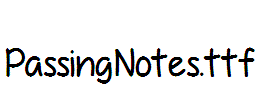 PassingNotes
