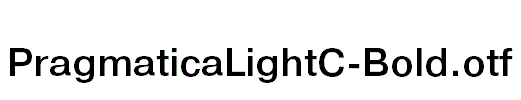 PragmaticaLightC-Bold