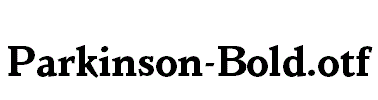 Parkinson-Bold