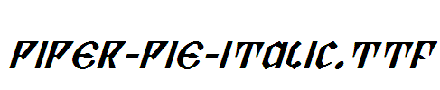 Piper-Pie-Italic
