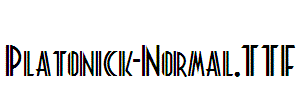 Platonick-Normal