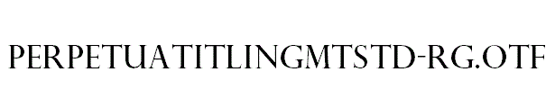 PerpetuaTitlingMTStd-Rg