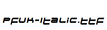 Pfuk-Italic