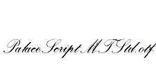 PalaceScriptMTStd