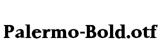 Palermo-Bold