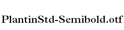 PlantinStd-Semibold