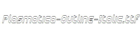 Plasmatica-Outline-Italic