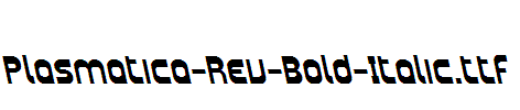 Plasmatica-Rev-Bold-Italic