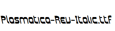 Plasmatica-Rev-Italic