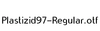 Plastizid97-Regular
