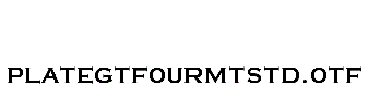 PlateGtFourMTStd