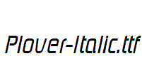 Plover-Italic