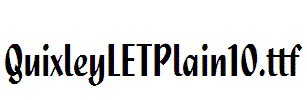 QuixleyLETPlain10