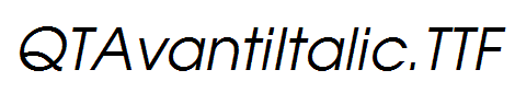 QTAvantiItalic