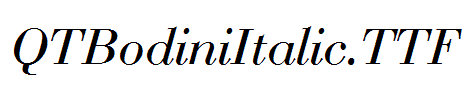 QTBodiniItalic