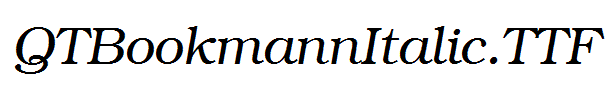 QTBookmannItalic