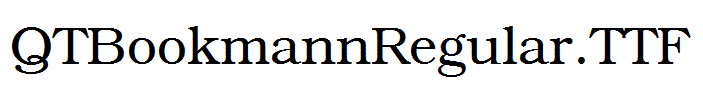 QTBookmannRegular