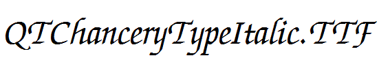 QTChanceryTypeItalic