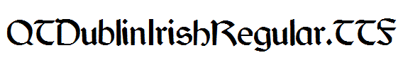 QTDublinIrishRegular