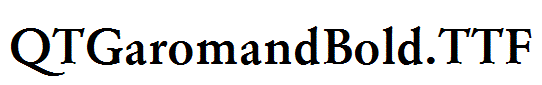 QTGaromandBold