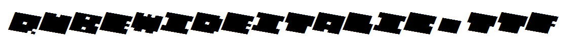 QUBEWIDEITALIC