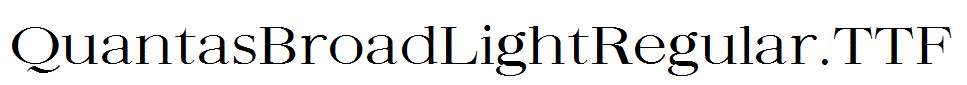 QuantasBroadLightRegular