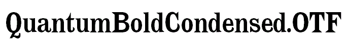 QuantumBoldCondensed