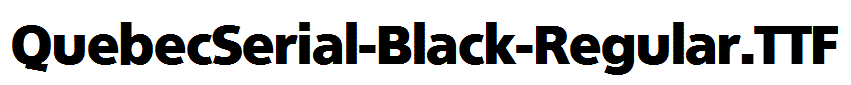 QuebecSerial-Black-Regular