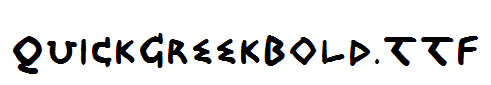 QuickGreekBold