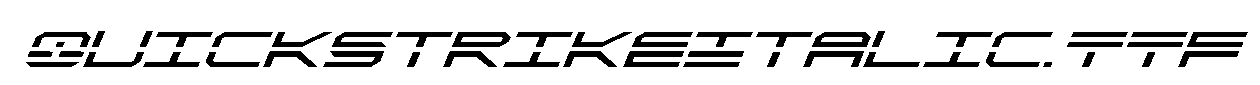 QuickStrikeItalic