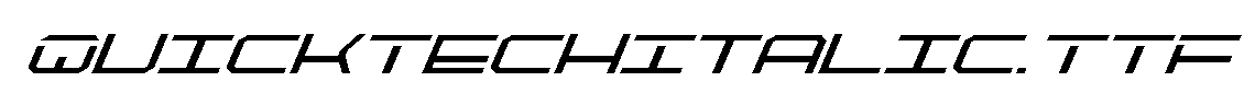 QuickTechItalic