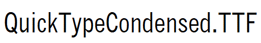 QuickTypeCondensed