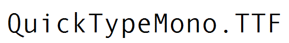 QuickTypeMono