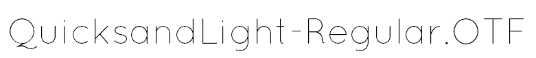 QuicksandLight-Regular